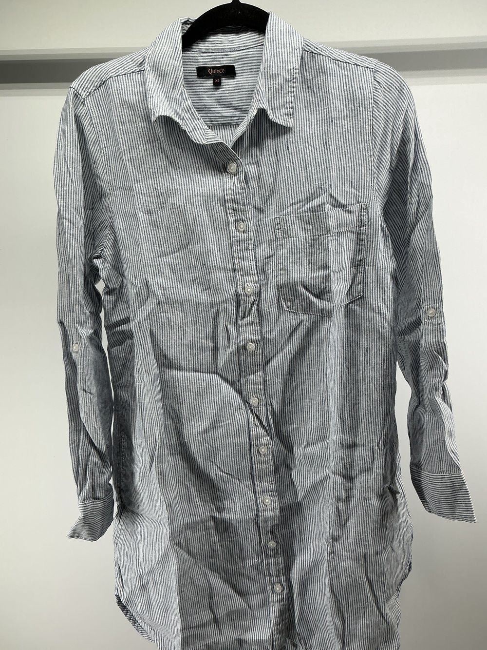 100% European Linen Shirt Dress